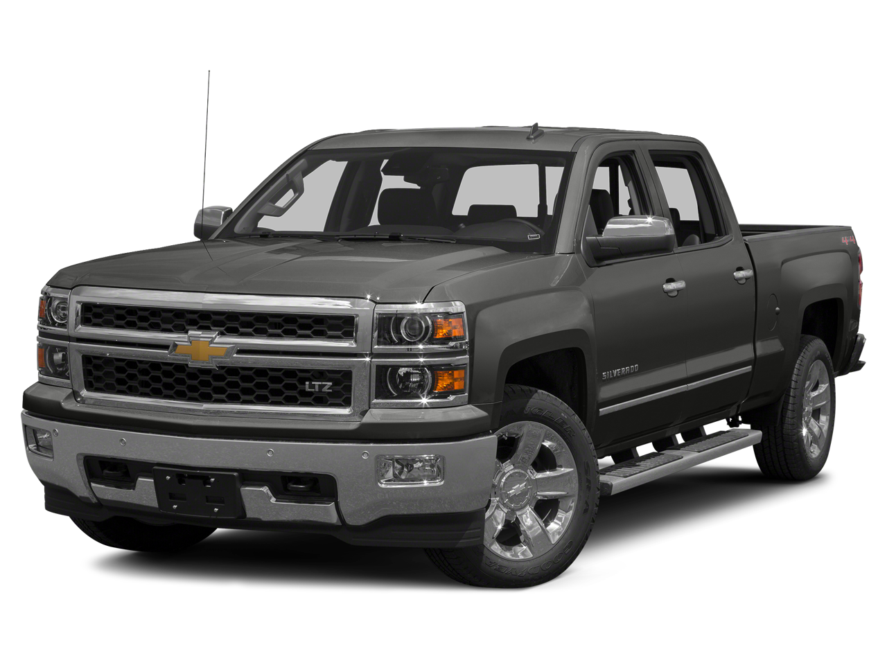 2015 Chevrolet Silverado 1500 LT in Slate Grey Metallic — front three-quarter view