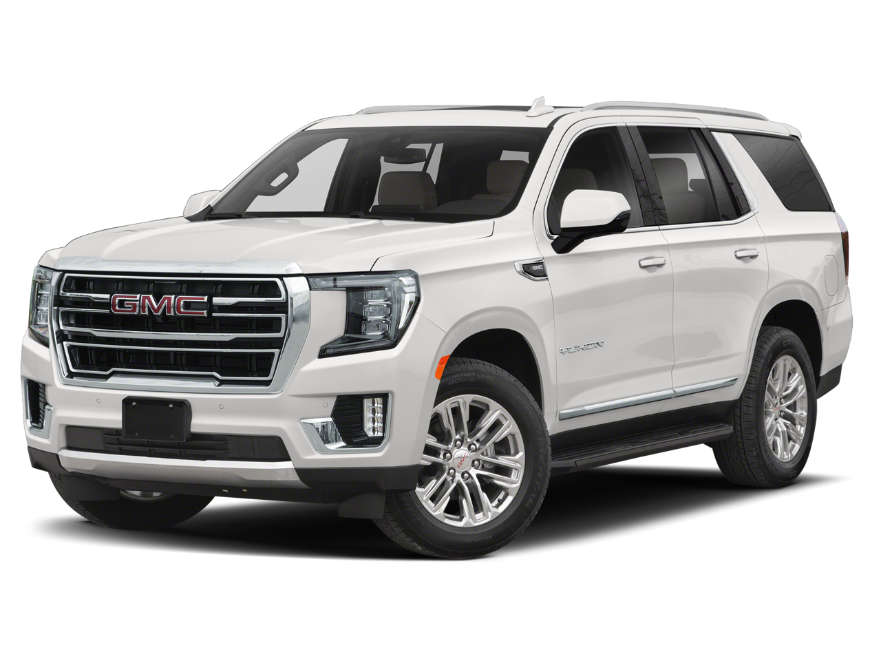 2023 GMC Yukon SLT in Onyx Black — front three-quarter view