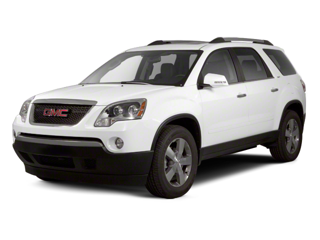 2011 GMC Acadia SLE in Gray Green Metallicgray Green Metallic — front three-quarter view