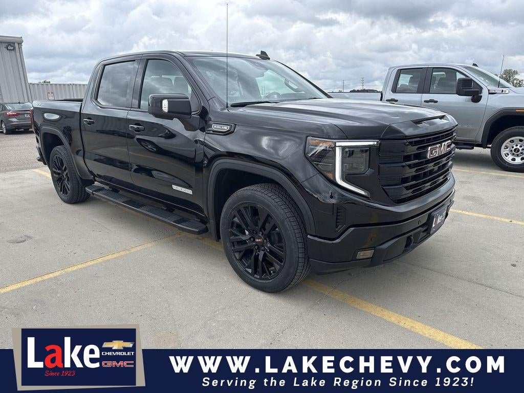 2026 GMC Sierra 1500 Elevation in Onyx Black — front three-quarter view