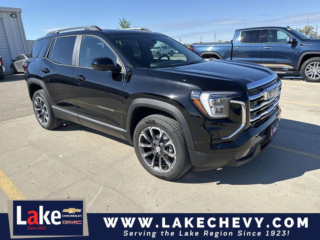 2027 GMC Terrain AWD Elevation in Ebony Twilight Metallic — front three-quarter view